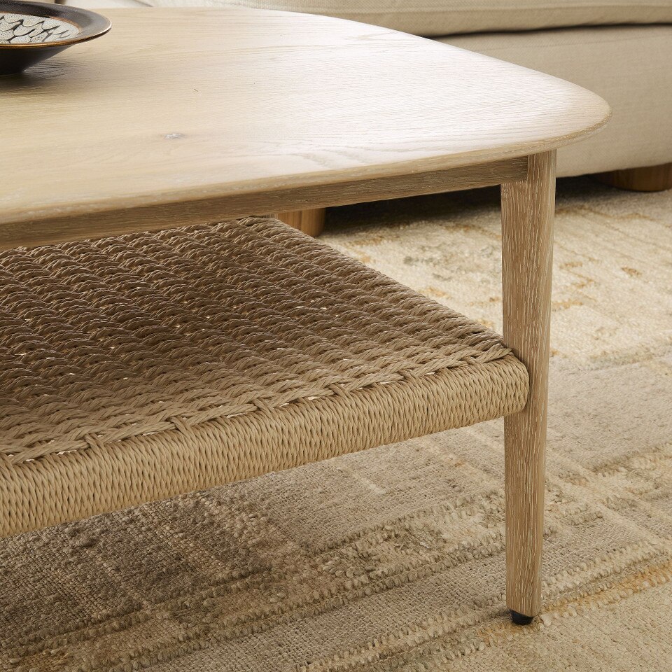 Chadwick Mid-Century Rectangle Coffee Table (122 cm)